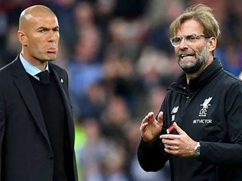 Phong cách hoàn toàn khác biệt của Zidane và Klopp