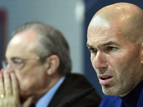 Florentino Perez SỐC vì quyết định từ chức của Zidane