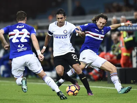 01h45 ngày 04/4, Inter Milan vs Sampdoria: Không được phép thua