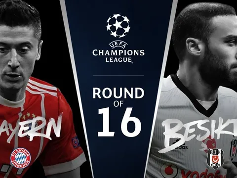 02h45 ngày 21/02, Bayern Munich vs Besiktas: 'Ngựa ô' gặp Hùm
