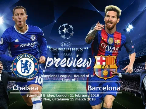 02h45 ngày 21/02, Chelsea vs Barcelona: Oan oan tương báo