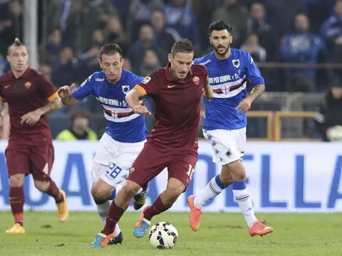 03h00 ngày 20/1, AS Roma vs Sampdoria: Sói và mồi ngon