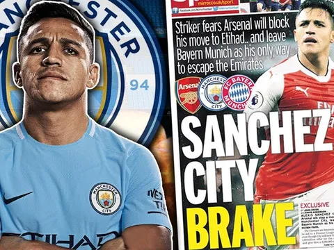 Alexis Sanchez và tham vọng vô địch Champions League của Man City