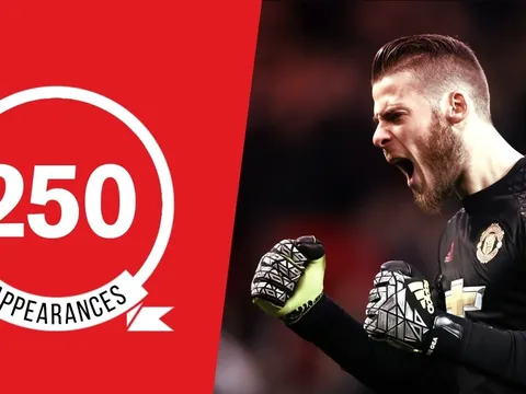 250 trận đấu của David de Gea và những con số