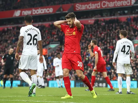 Adam Lallana lọt top 4 cầu thủ chơi tệ nhất Liverpool