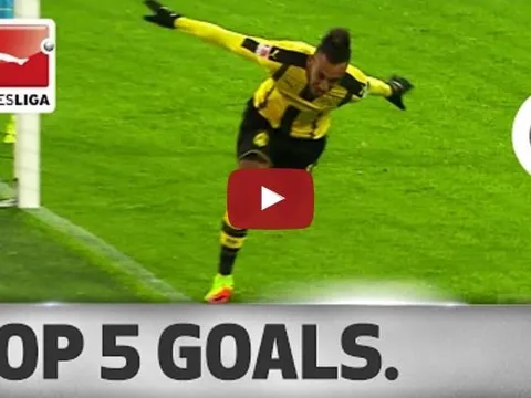 5 bàn thắng đẹp nhất vòng 19 Bundesliga