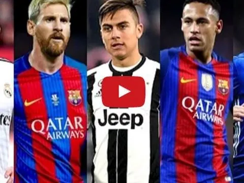5 cầu thủ rê bóng đỉnh nhất mùa 2016/17