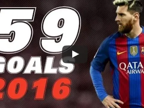 59 bàn thắng của Lionel Messi trong năm 2016