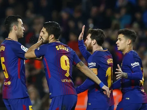 Barca vùi dập hàng xóm không thương tiếc