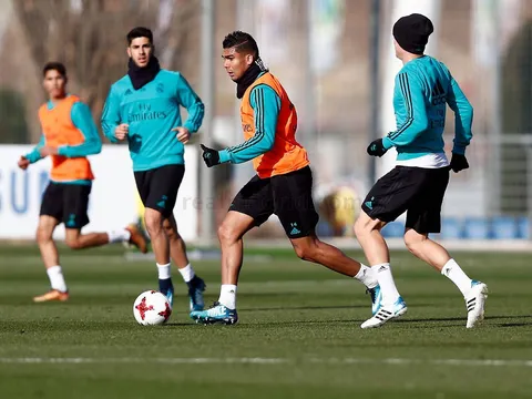 Buổi tập đầu năm của Real Madrid