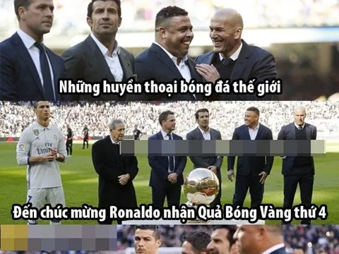 Ảnh chế: Ngày CR7 đi vào ngôi đền HUYỀN THOẠI; Lộ diện linh hồn đích thực của Quỷ đỏ