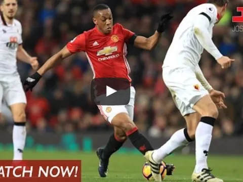 Anthony Martial rất bùng nổ trong trận Man United 2-0 Watford