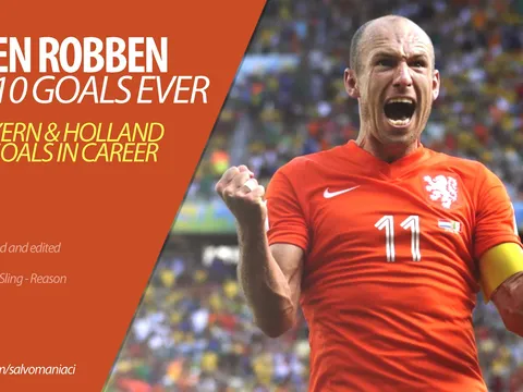 Arjen Robben & 10 bàn thắng Arsenal cần xem lại