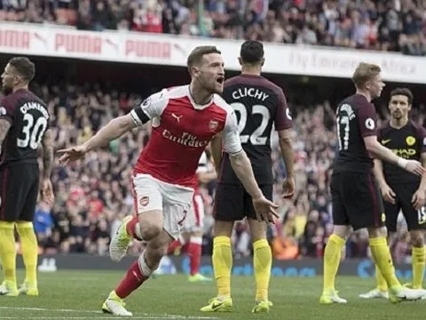 Arsenal 2-2 Man City (Vòng 30 - Ngoại hạng Anh)