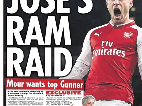 Arsenal trước nguy cơ mất Ramsey: Khi Mourinho vào cuộc