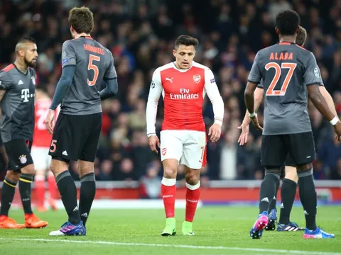 Arsenal vẫn chưa hết 'khổ' vì Bayern Munich