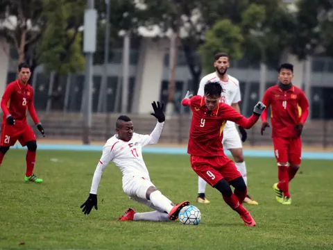 Chùm ảnh: U23 Việt Nam "cưa điểm" tiếc nuối trước U23 Palestine