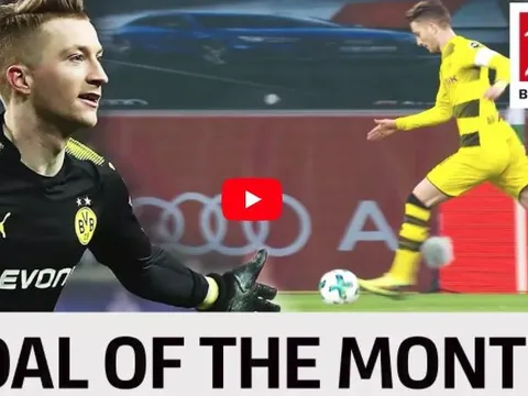 Bàn thắng đẹp nhất Bundesliga tháng Hai của Marcus Reus