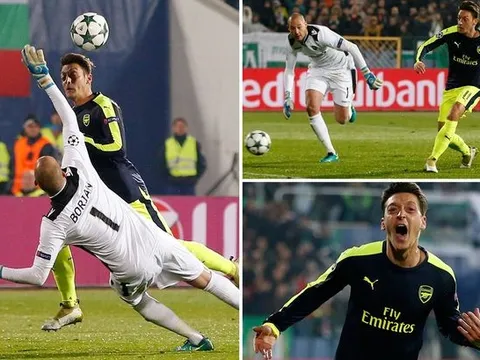 Bàn thắng kinh điển: Mesut Oezil vs Ludogorets