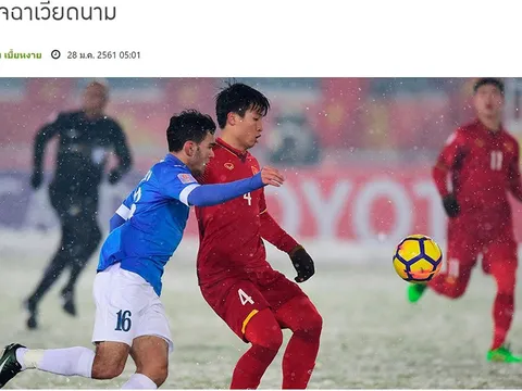 Báo Thái Lan: "Ngưỡng mộ, ghen tị và U23 Việt Nam đừng bỏ chúng tôi"