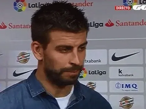 Barca thua tức tửi, Pique trút giận lên trọng tài
