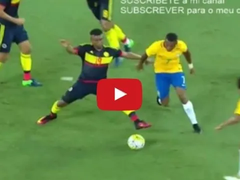 Brazil 1 - 0 Colombia (giao hữu quốc tế)