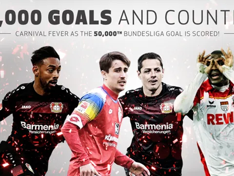 Bundesliga không chỉ có cột mốc 50.000 bàn thắng để ăn mừng