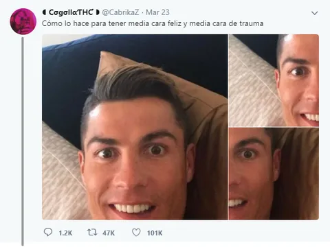 Cười vỡ bụng với muôn kiểu ảnh chế gương mặt tâm trạng của Ronaldo