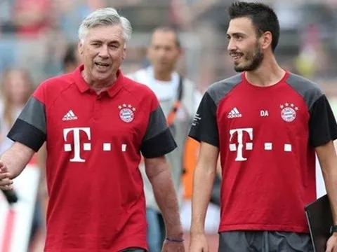 Con trai của HLV Carlo Ancelotti làm trợ lý tại Bayern Munich