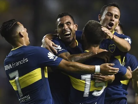 Carlos Tevez chói sáng trong lần thứ 3 ra mắt Boca Juniors