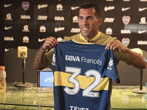 Carlos Tevez rạng rỡ trong lần thứ 3 tái ngộ Boca Juniors