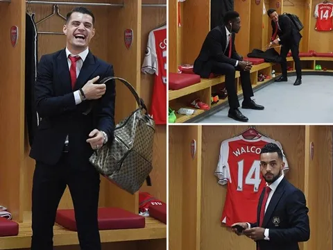 Cầu thủ Arsenal làm gì trong phòng thay đồ trước đại chiến Man City?