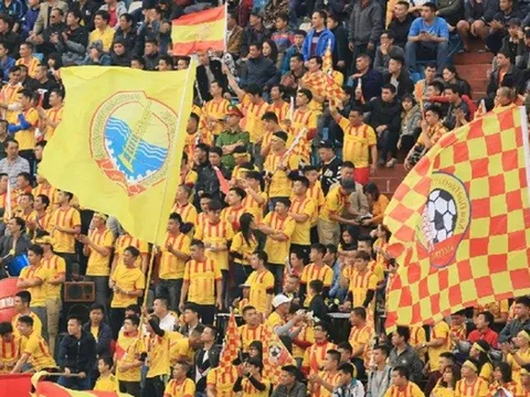 CĐV Nam Định lên kế hoạch phủ vàng sân Gò Đậu của B.Bình Dương