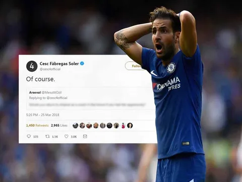 TIẾT LỘ: Cesc Fabregas muốn trở lại Arsenal