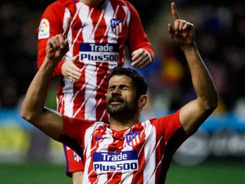Chỉ sau 5 phút vào sân, Costa đã tái kích hoạt 'tài khoản' tại Atletico