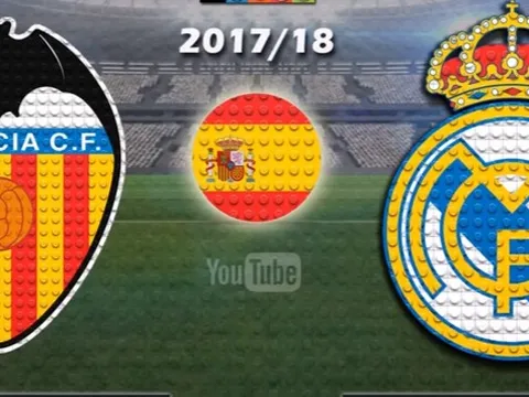 Chiến thắng 4-1 của Real trước Valencia theo phong cách Lego