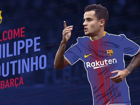 CHÍNH THỨC: Barcelona chiêu mộ Coutinho, phá kỷ lục chuyển nhượng