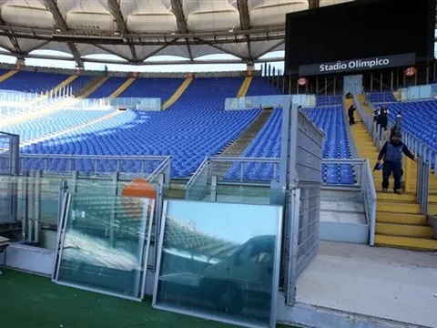 Chịu thua Ultra thành Rome, sân Olimpico chính thức cải tạo