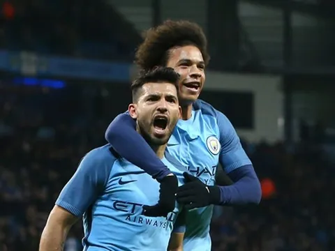 Chùm ảnh: Aguero lập cú đúp, Man City ngược dòng đi tiếp tại cúp FA