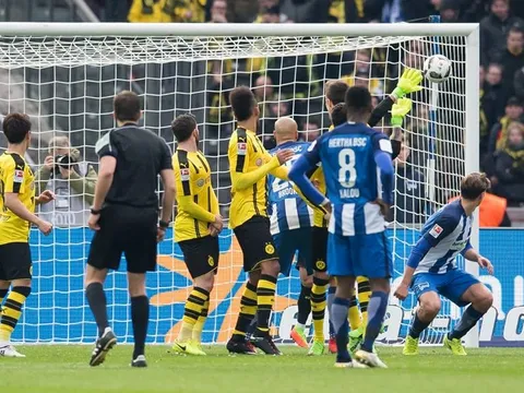 Chùm ảnh: Aubameyang lập công, Dortmund vẫn thất bại