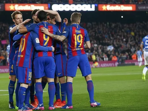 Chùm ảnh: Barca thắng lợi thót tim trước Leganes