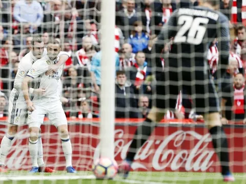 Chùm ảnh: Benzema và Casemiro nổ súng, Real vượt ải Bilbao thành công