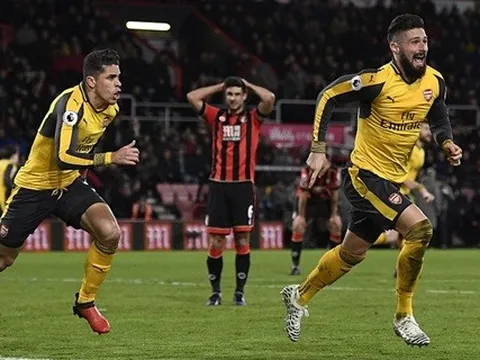 Chùm ảnh: Bournemouth suýt chút nữa đả bại Arsenal
