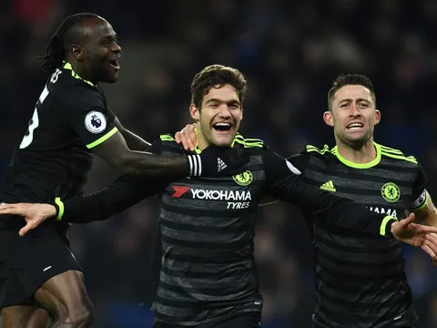 Chùm ảnh: Chelsea dễ dàng hạ gục Leicester trên sân khách