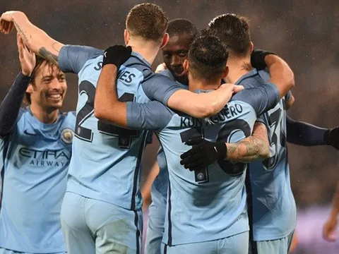 Chùm ảnh: Man City đại thắng West Ham