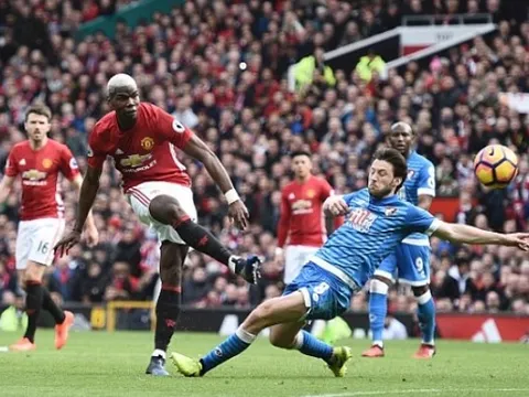 Chùm ảnh: Ngày Ibra, Pogba 'đen đủi', Man United bị Bournemouth cầm hòa
