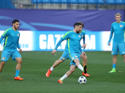 Chùm ảnh: Nghiêm túc tập luyện, Leverkusen muốn tạo nên địa chấn trước Atletico