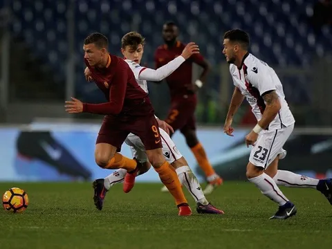 Chùm ảnh: Người hùng Dzeko giải cứu Roma