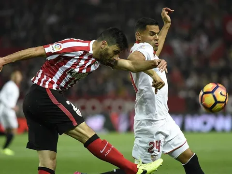 Chùm ảnh: Nhọc nhằn vượt qua Athletic Bilbao, Sevilla "phả hơi nóng" vào Real và Barca