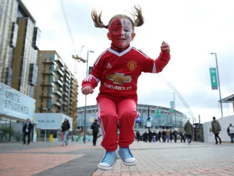 Chùm ảnh: Những chú 'Quỷ nhỏ' xinh xắn đã có mặt tại Wembley